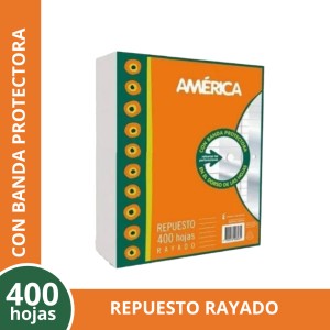 AMERICA REPUESTO Nº3 x 400hj RAYADO